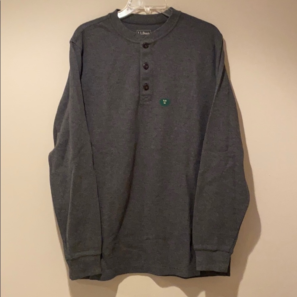 Men’s Tall Grey Long Sleeve Thermal